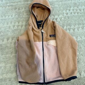 Patagonia baby/Kids' Pink Micro D Snap T Jacket Hoody 2T
